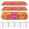 thumbnail image 2 of HAHDAXIA Floral Print Bedding Solid Comforter Set for All Seasons,3 Pieces(1 Comforter+2 Pillowcases),Soft Microfiber Bedding Set Twin(86"x70"), 2 of 7