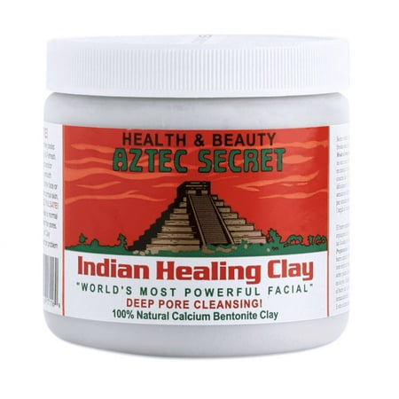Aztec Secret Indian Healing Clay 100% Natural Calcium Bentonite Clay Deep Pore Cleansing for Facial & Body Mask  16 oz