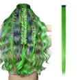 thumbnail image 1 of Extension de Cheveux à Clip, Extensions de Cheveux Colorées, Multi-Couleurs, Mèches de Fête, Clip en Cheveux Synthétiques, 1 of 2