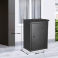 thumbnail image 2 of Yeshouse Buzón de entrega de paquetes con cerradura para exteriores, antirrobo, impermeable, con cerradura de combinación, buzón de seguridad de acero para porche y acera, fácil instalación, 2 of 6