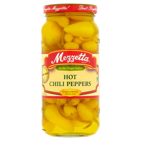 Rtu Hot Pepper - Mezzetta Hot Chili Peppers, 16.0 FL OZ