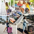 thumbnail image 5 of Luggage Cover Approved Travel Suitcase Protector Cute Leopard Elastic Washable Animation Themed Baggage Covers for 21-24 inch Luggage (M), 5 of 6