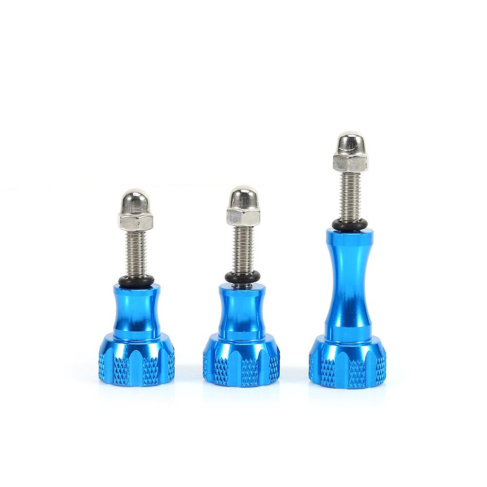 Tebru Nut Screw for Gopro,Thumbscrew GoPro,3 x Aluminum Stainless Thumb