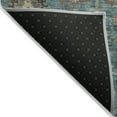 thumbnail image 3 of Addison Rugs Chantille Indoor/Outdoor Traditional Oriental Teal Washable Rectangle Rug, 5' x 7'6", 3 of 6