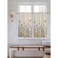 thumbnail image 2 of Colorful Floral Living Room Curtains 2 Panel, Farmhouse Country Dragonfly Butterfly Flower Cafe Window Treatment, Farmhouse Bedroom Bathroom Kitchen Curtains Drapes 104"x45", 2 of 6