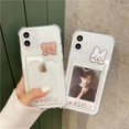 thumbnail image 2 of Cute Bear Cartoon Rabbit Shockproof Phone Case For iPhone 11 12 13 14 15 Pro Max XS X 7 8 Plus Soft Wallet Cover Card Holder ZR, 2 of 7