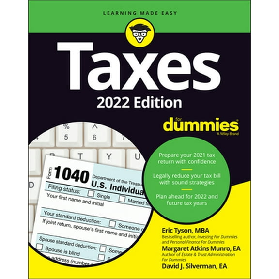 Pre-Owned Taxes for Dummies: 2022 Edition (Paperback) 1119858453 9781119858454