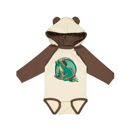 

Inktastic Dragon Princess Gift Baby Boy or Baby Girl Long Sleeve Bodysuit