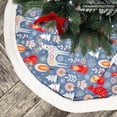 thumbnail image 2 of Scandinavian Forest Animal Pattern Tree Skirt, 2 of 6