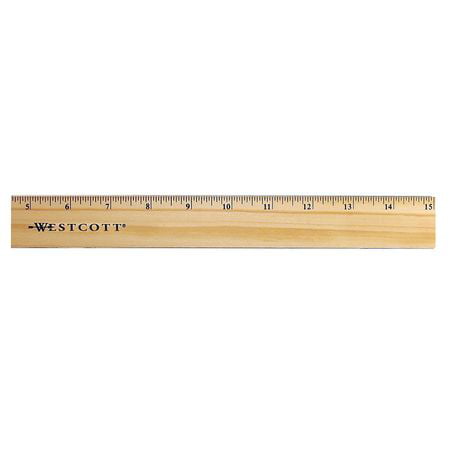 01-005359 Fiskars 30 Centimeters 12 Inch Wooden Ruler