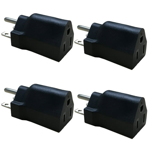 Adaptador de enchufe y convertidor eléctrico BloomGrow de 110 V/120 V a 220 V/240 V (4 unidades)