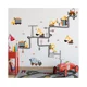 thumbnail image 1 of Juego de pegatinas de pared de dibujos animados adorables, póster de papel tapiz adhesivo para el hogar de PVC para habitación de niños, Multicolor, 1 of 5
