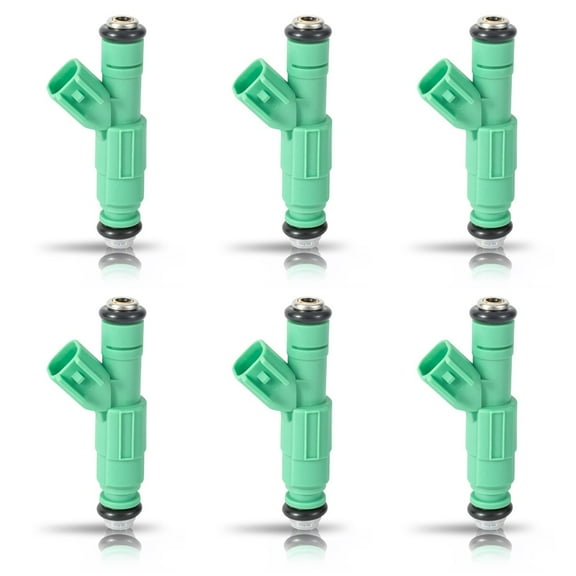 Set of 6 ISA Fuel Injectors for 2001-2007 Dodge Caravan Grand Caravan 2001-2007 Chrysler Voyager Town & Country V6 3.3L