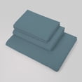 thumbnail image 2 of 100% Cotton Bed sheets, Deep Pocket, Wrinkle Resistant, Soft & Smooth Sateen 4-Piece, King Teal by Purity Home, 2 of 13