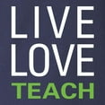 thumbnail image 3 of CafePress - Live Love Teach Long Sleeve Dark T Shirt - Long Sleeve Dark T-Shirt, 3 of 4