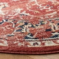 thumbnail image 3 of SAFAVIEH Charleston Zharko Floral Area Rug, Red/Ivory, 6'7" x 6'7" Round, 3 of 9
