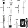 thumbnail image 7 of BBQ Accessories Kit - 20pcs Stainless BBQ Grill Tools Set for Smoker Camping Barbecue Grilling Tools BBQ Utensil Set Outdoor Cooking Tool Set with Canvas Bag Gift for Thanksgiving Day, Christmas, 7 of 7