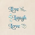thumbnail image 2 of CafePress - Live Laugh Love Tote Bag - Unisex Canvas Tote Bag, Beige, 1-Piece, 2 of 7