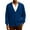 Royal Blue, variant on Kixjoy Mens Cardigan Sweater V Neck Button Down Ribbed Knitted Sweater Big and Tall Long Sleeve Casual Winter Jacket Fashion Basic Lightweight Sweaters for Men, Green 2XL