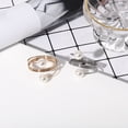 thumbnail image 4 of Tnobhg 12/20Pcs Faux Pearl Napkin Ring Set Napkin Ring Buckles Metal Spring Napkin Holder Wedding Birthday Table Decoration, 4 of 8