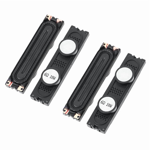 2 Pair TV Speaker for TV BN96-16798B BN96-16798M/H/M BN96-16798B/16798G/16798F/16798A,2 pair x TV Speaker,Black