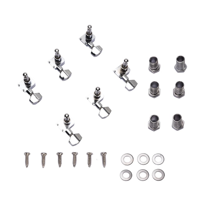 Guitar 6 Set Guitar Tuner Pegs Electric Acoustic Guitar Small Square Sealed Tuning Machine Heads Right Handed