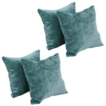 Blazing Needles 17-inch Jacquard Throw Pillows with Inserts (Set of 4)  9910-S4-ID-122