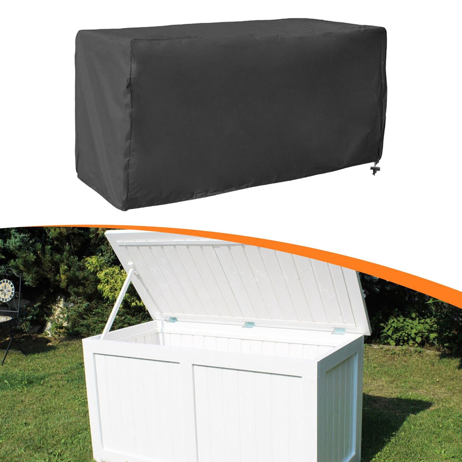 Deck Box Cover Outdoor Storage Bench Cover Waterproof Oxford Cloth Tear Resistant for Patio Furniture