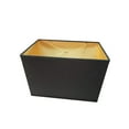 thumbnail image 2 of Home Concept Black Rectangular Drum Lampshade (14x8) (14x8) x 10, 2 of 3