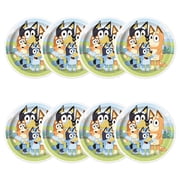 Bluey 9 Round Plates, 8ct