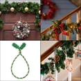 thumbnail image 5 of Uxcell Garland Ties, 16 Inches Christmas Decorative Garland Twist Ties for DIY Craft, Green Gold 6pcs, 5 of 5