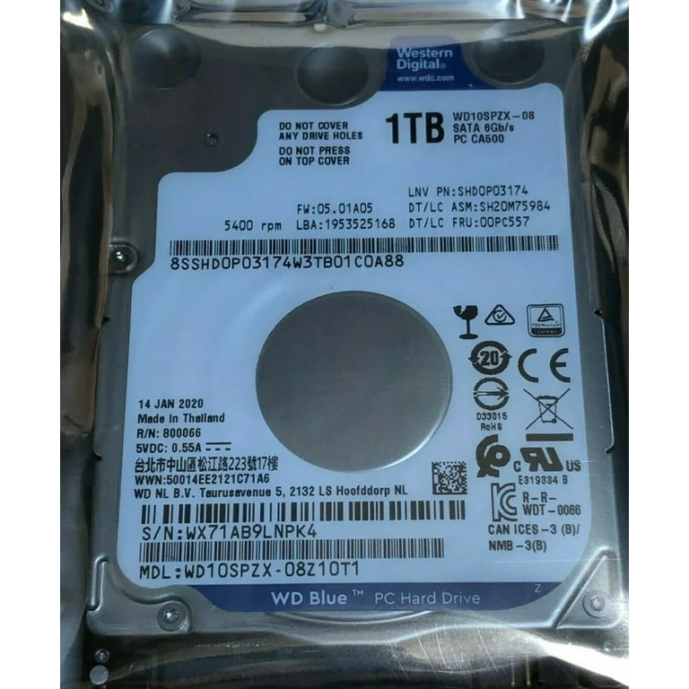 Western Digital 3.5” HDD 1TB SATA [4個] Amazon.com: Western Digital 1TB 5400RPM 16MB Cache SATA 6.0Gb/s