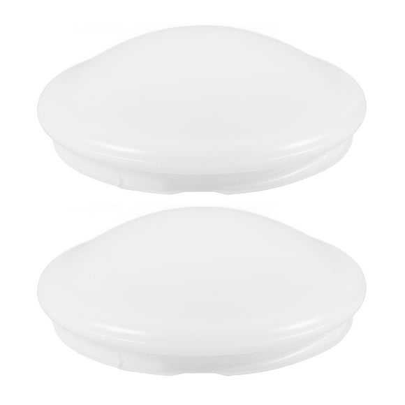 2pcs Flush Mount Ceiling Light Cover Plastic Ceiling Lampshade Replacement Dome Cover Decorative Light Shade for Ceiling Lighting Accessories