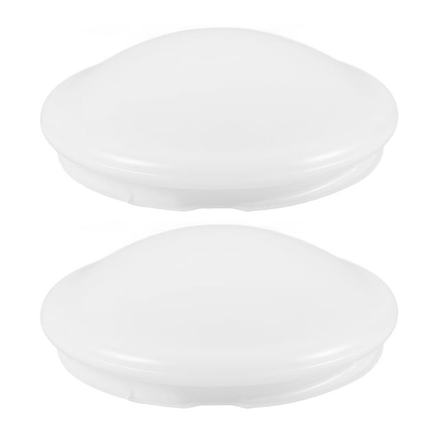2pcs Flush Mount Ceiling Light Cover Plastic Ceiling Lampshade Replacement Dome Cover Decorative Light Shade for Ceiling Lighting Accessories