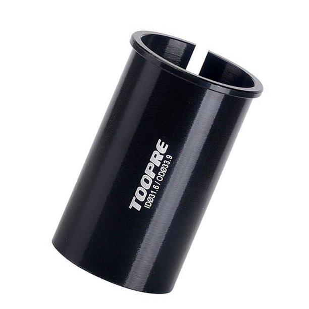 Soidarity Tija de sillín de bicicleta, funda de tubo de cuña, adaptador convertidor de tubo de sillín de bicicleta de aluminio, reductor de tija de Ciclismo 31.6 a 33.9 Soidarity OD001079-09