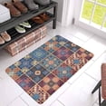 thumbnail image 3 of MKHERT Luxury Colorful Vintage Oriental Moroccan Tiles Doormat Rug Home Decor Floor Mat Bath Mat 30x18 inch, 3 of 3