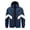 Blue, variant on Lightweight Hooded Softshell Lined Windbreaker Jacket For Men Outdoor Hiking Travel And Daily Streetwear Comfortable Full Zip Up Coat Black S