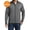 Charcoal Grey Heather/ Charcoal Grey, variant on ST853 Sport-Wick Stretch Contrast Full-Zip Jacket , Black/ True Red, 3XL, Big and Tall Active Jackets and Hoodies
