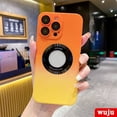 thumbnail image 3 of WUJU Funda Rígida De Lujo De Color Degradado Magnético Inalámbrico Compatible Con iPhone 14 13 12 11 Pro Max Para Parachoques Mate Fundas, 3 of 3