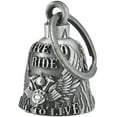 thumbnail image 3 of Motorcycle Bell for Bikers Women Men W/ Hanger, Biker Bell for Riders, Good Luck Riding Bell Moto Accessories, 3 of 4