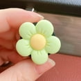 thumbnail image 3 of 5pcs Resin five petal float inside air conditioning mouth ornament car Air Outlet Perfume Aromatherapy clip - style:style4;, 3 of 5