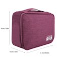 thumbnail image 3 of LYUMO Portable Storage Bag for USB Cable Power Bank Headphone Digital Garget Organizer, Portable Storage Bag, Power Bank Storage Bank, 3 of 8