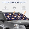 thumbnail image 4 of Balery 2 Piece Corgi Lying With Moons And Stars Car Windshield Sun Shade|Foldable Front Windshield Shade for Car Front Window for Most Sedans SUV Truck-Medium, 4 of 7