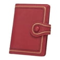thumbnail image 1 of Estuche de cuero para s de viaje para hombres y mujeres, para s, plegable de cuero para s Rojo Soledad Cubierta de pasaportes, 1 of 6