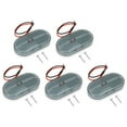 thumbnail image 1 of 5pcs 6LED 12V Side Marker Indicators Lights for Truck Trailer Practical Accessory(Red), 1 of 9