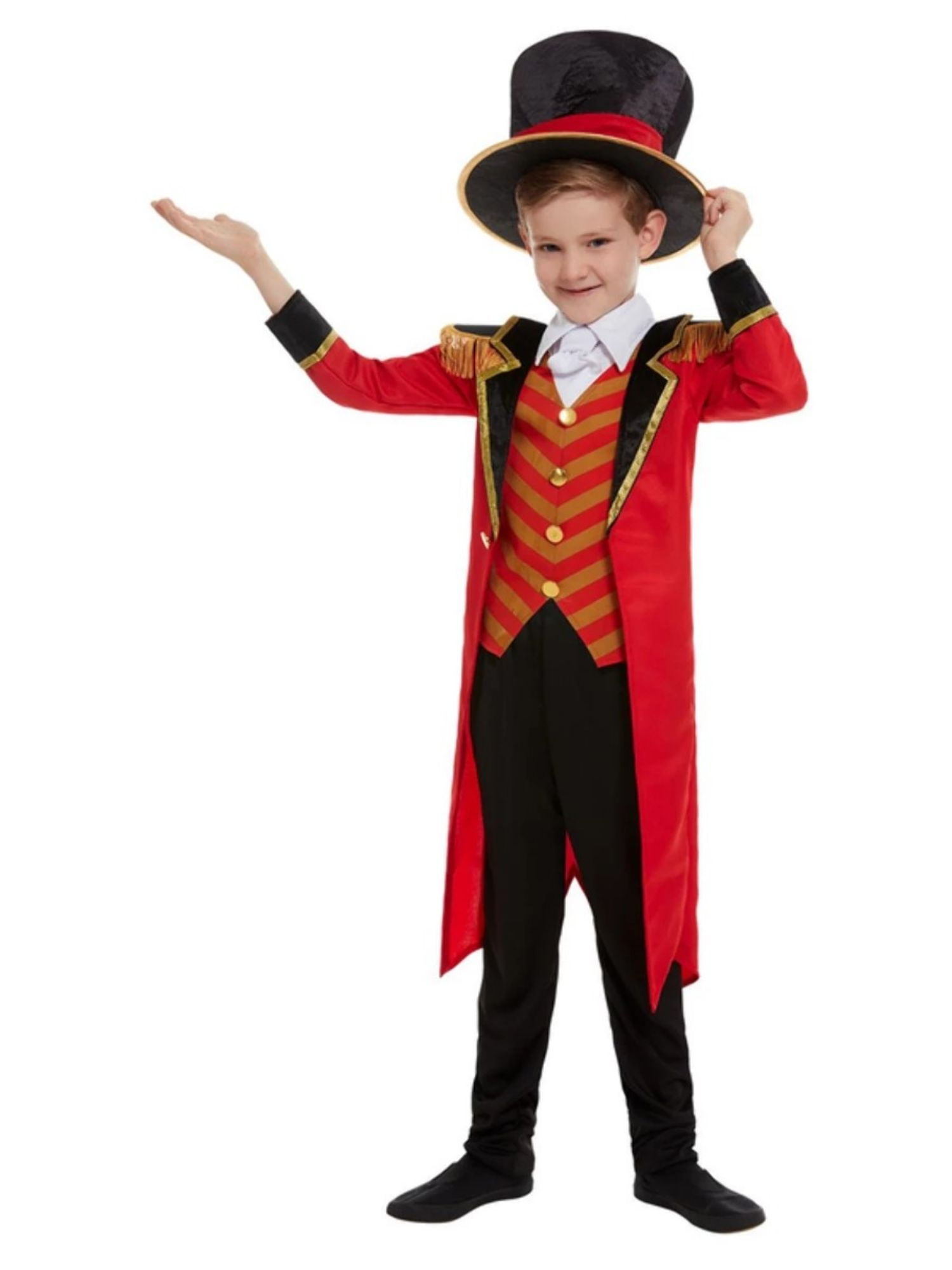 Ringmaster Boys Child Circus Performer Halloween Costume 