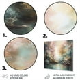 thumbnail image 3 of Designart "Whimsical Flowing Stream" Landscape Mountains Metal Art Living Room, 3 of 5