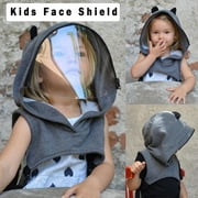 Hotwon Full Protective Face Wear Clear Hooded Hat Child Face Shield Reusable Removable