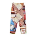 thumbnail image 5 of Balery Gnomes Books Tea Cups print Women's Pajama Pants,Ultra Lightweight Pjs,Lounge Pant-XX-Large, 5 of 9