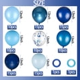 thumbnail image 2 of 12inch Metallic Macaron Baby Pearl Navy Royal Blue Balloons, 100pcs Blue Balloons Set for Birthday Wedding Baby Shower Graduation Party Decorations, 2 of 7